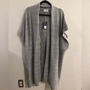 Gray Long Sweater Vest
